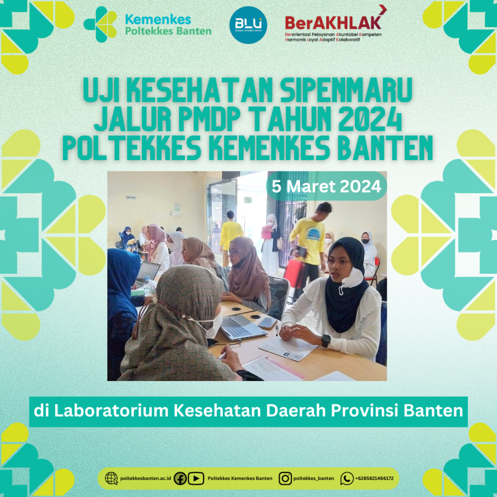 Uji Kesehatan Bagi Lulusan Jalur Pmdp Politeknik Kesehatan Kemenkes