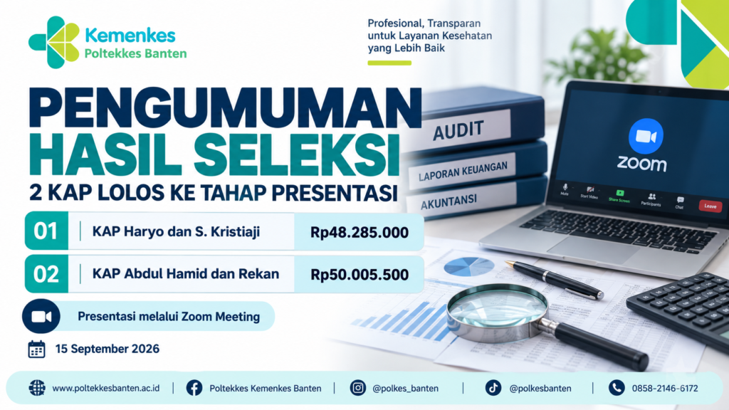 Pengumuman Hasil Seleksi KAP Poltekkes Banten